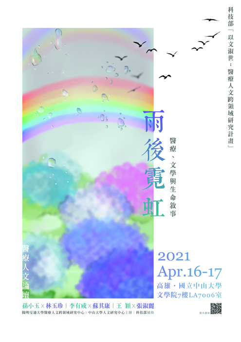 A Symposium on Health Humanities, Literature and Life Narrative, 16-17 April 2021 /  / LA7006 / NSYSU / Kaohsiung圖片