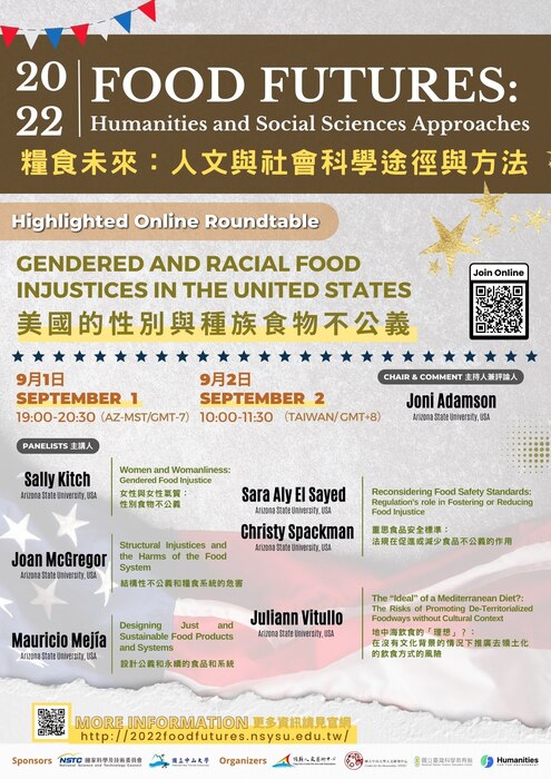 【8/31-9/7】2022 International Conference on Food Futures 糧食未來：人文與社會科學途徑與方法圖片